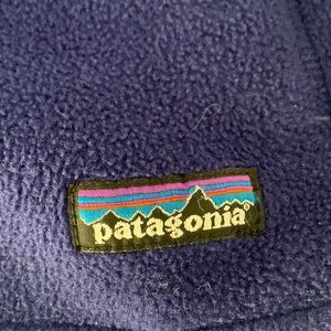 Patagonia purple fleece vest